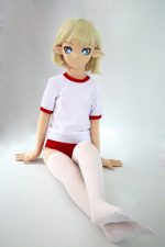 138cm Estartek 1/1 Japan Anime Sakura Elf Sex Doll White School Suit Version Collectible Doll For Holiday Gift - Image 2