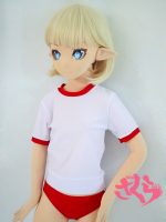 138cm Estartek 1/1 Japan Anime Sakura Elf Sex Doll White School Suit Version Collectible Doll For Holiday Gift