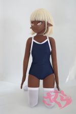 138cm Sakuradoll 1/1 Sponge Love Doll Tan Skin Blue Swimwear Suit - Image 3
