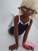 138cm Sakuradoll 1/1 Sponge Love Doll Tan Skin Blue Swimwear Suit