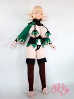 150cm Estartek Sakura 1/1 Fabric Sex Doll Anime Green ELF Queen (A version) Huge Breasts - Image 3