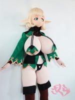 150cm Sakuradoll 1/1 Sponge Anime Love Doll Green ELF Queen (B version) Huge Breasts - Image 3