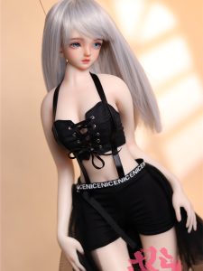 60cm Estartek 1/3 Anime Seamless Silicone Love Doll Caty Full Set