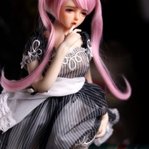 60cm Estartek 1/3 Anime Seamless Silicone Love Doll LALA Cos Maid Suit Full Set